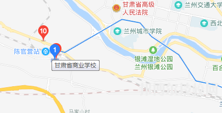 甘肅省商業(yè)學校地址在哪里