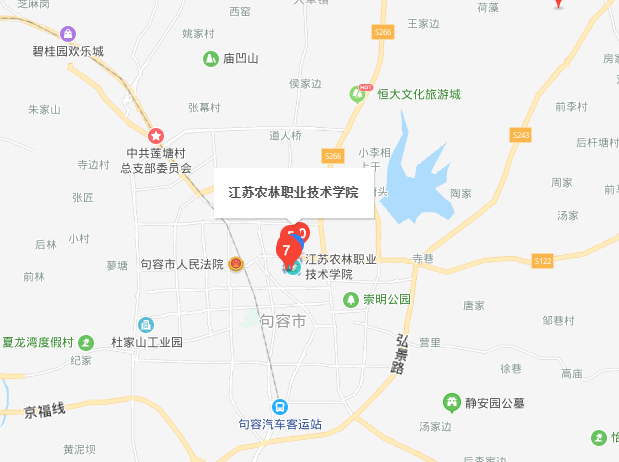 江蘇農(nóng)林職業(yè)技術(shù)學院地址在哪里
