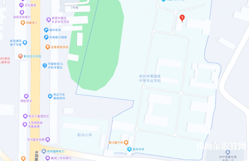 鄭州仲景國(guó)醫(yī)中等專業(yè)學(xué)校地址，乘車路線