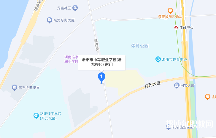 洛陽市中等職業(yè)學(xué)校洛龍校區(qū)地址，乘車路線