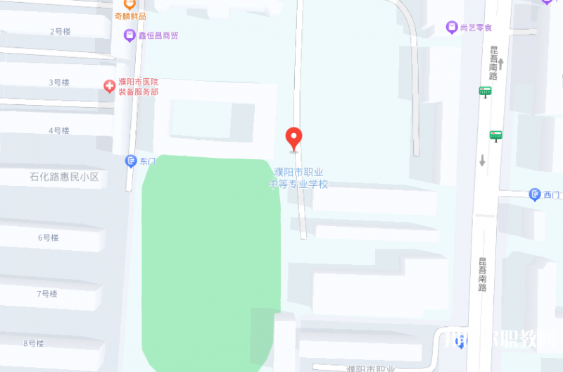 濮陽(yáng)油田職業(yè)中等專業(yè)學(xué)校地址，乘車路線