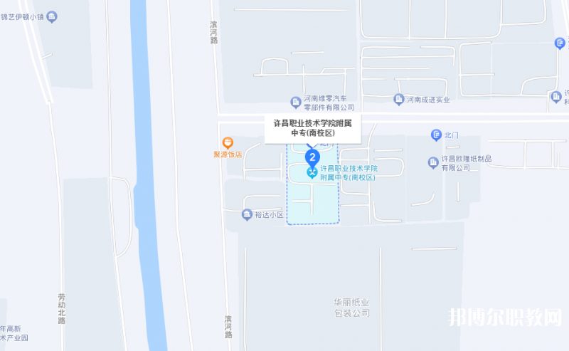 許昌市建安區(qū)職業(yè)中等專業(yè)學校地址，乘車路線