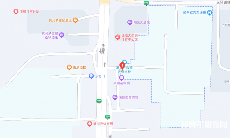 潢川縣職業(yè)中等專業(yè)學校地址，乘車路線