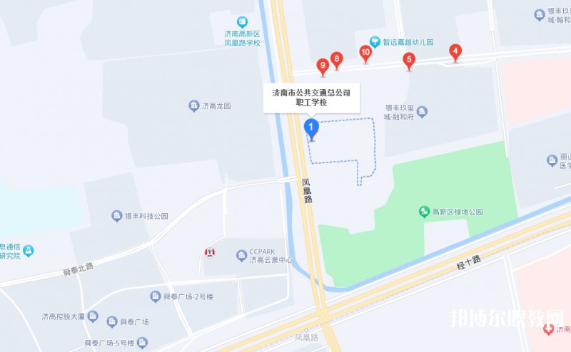 濟南市公共交通職業(yè)高級中學(xué)地址，乘車路線