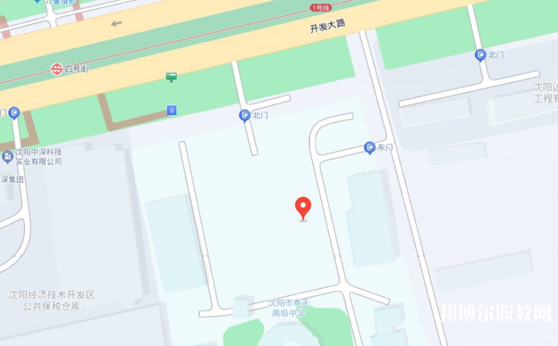 沈陽市旅游翻譯學(xué)校地址，乘車路線