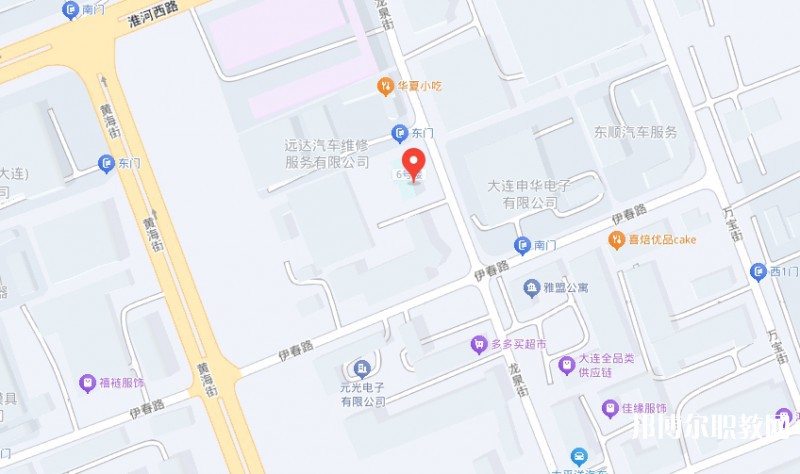 大連市蘭克藝術(shù)中等職業(yè)學(xué)校地址，乘車路線