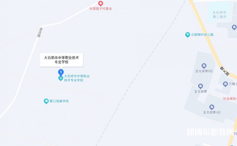 大石橋市中等職業(yè)技術(shù)專業(yè)學(xué)校地址，乘車路線