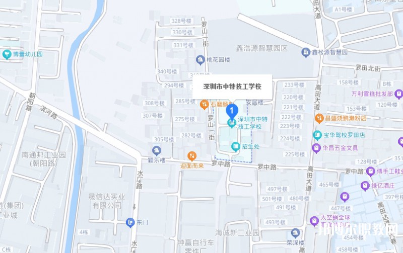 深圳市中特技工學(xué)校地址，乘車路線