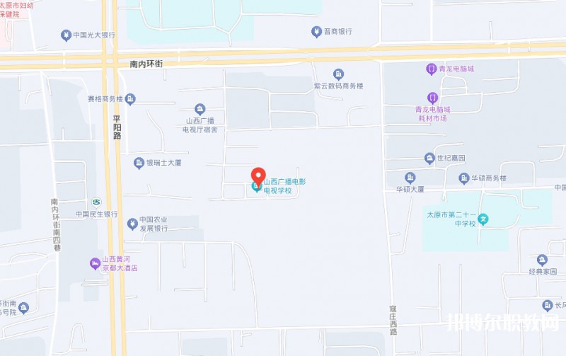 山西廣播電影電視學校地址，乘車路線