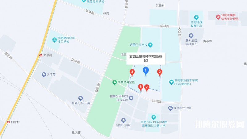 合肥技師學(xué)院地址，乘車路線